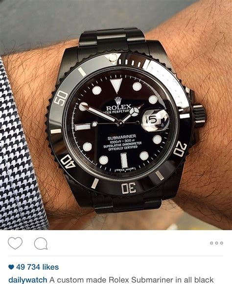 rolex submariner carbon black|rolex submariner all black price.